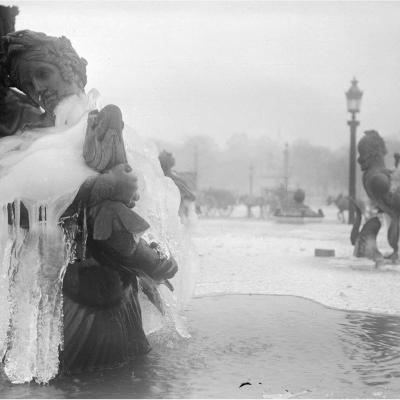 Annee 1917 froid glacial a paris