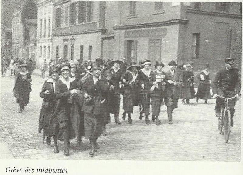 Annee 1917 greve des midinettes