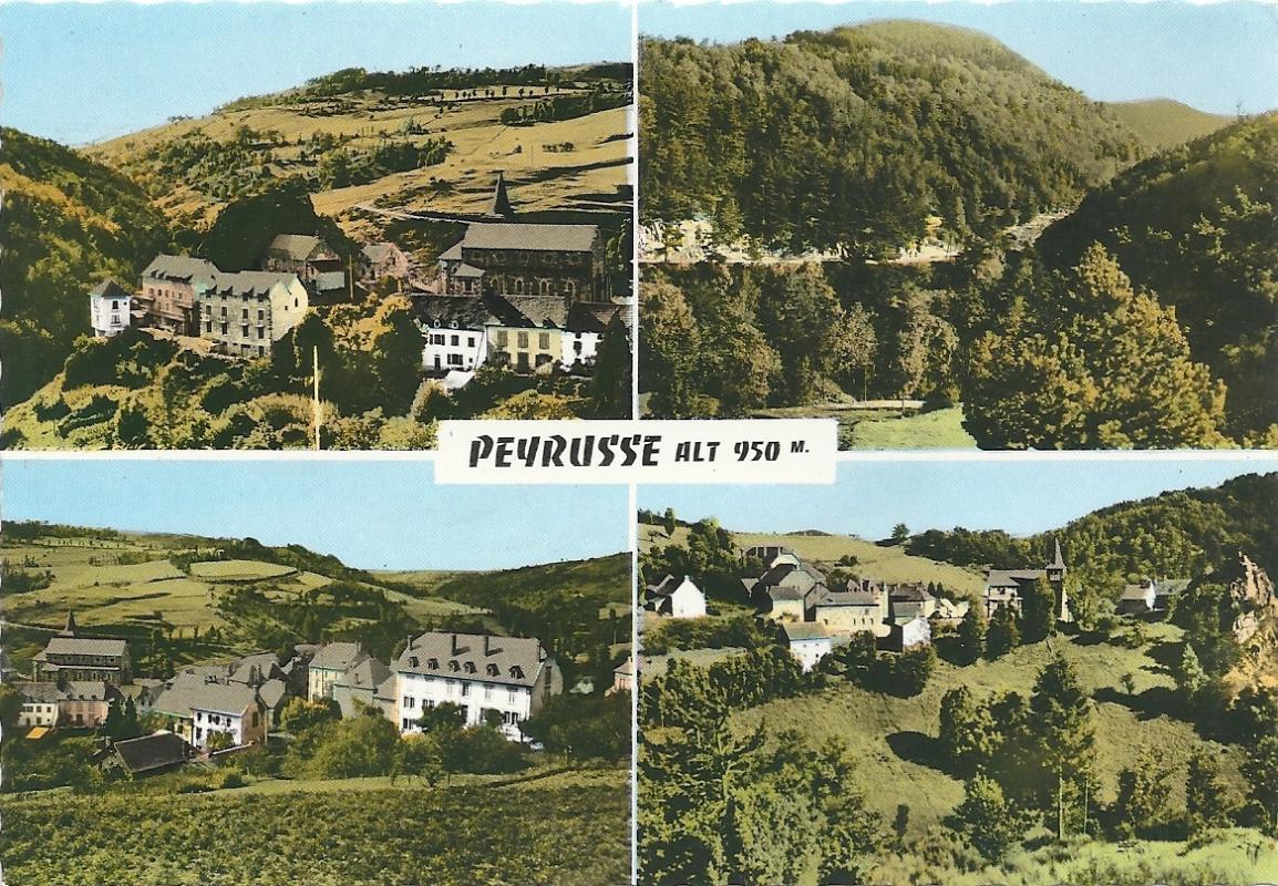 Cantal peyrusse carte postale