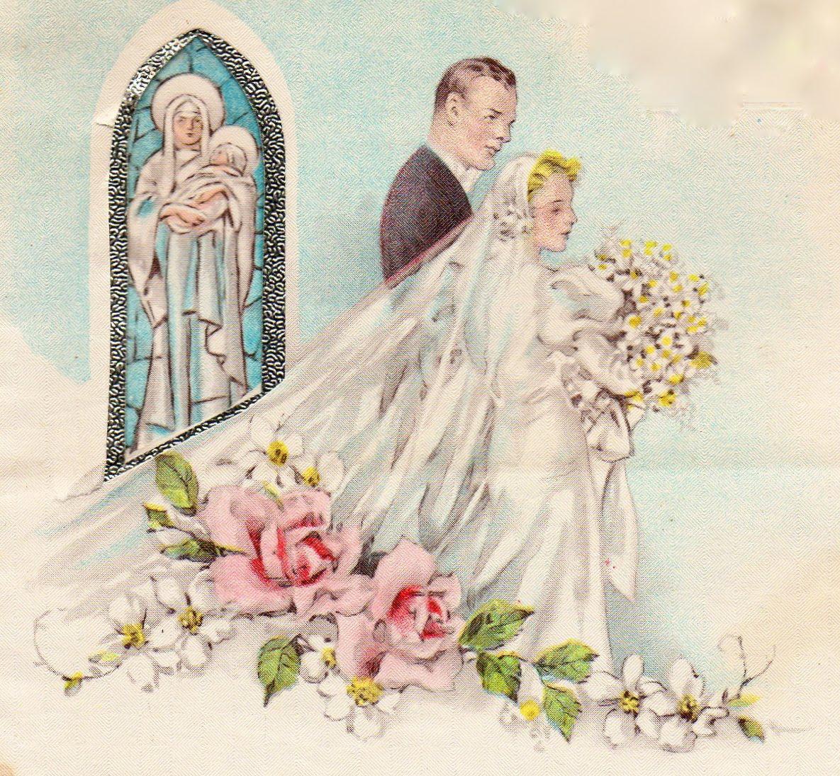 Carte postale ancienne mariage3 image ancienne 1