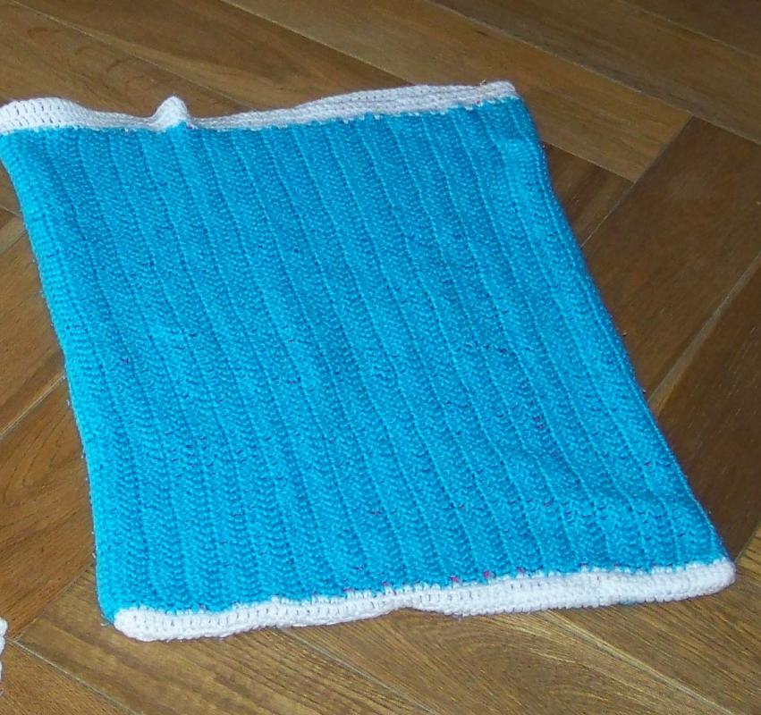 Couvertures tricotees pour naissances mes 4 fils 8