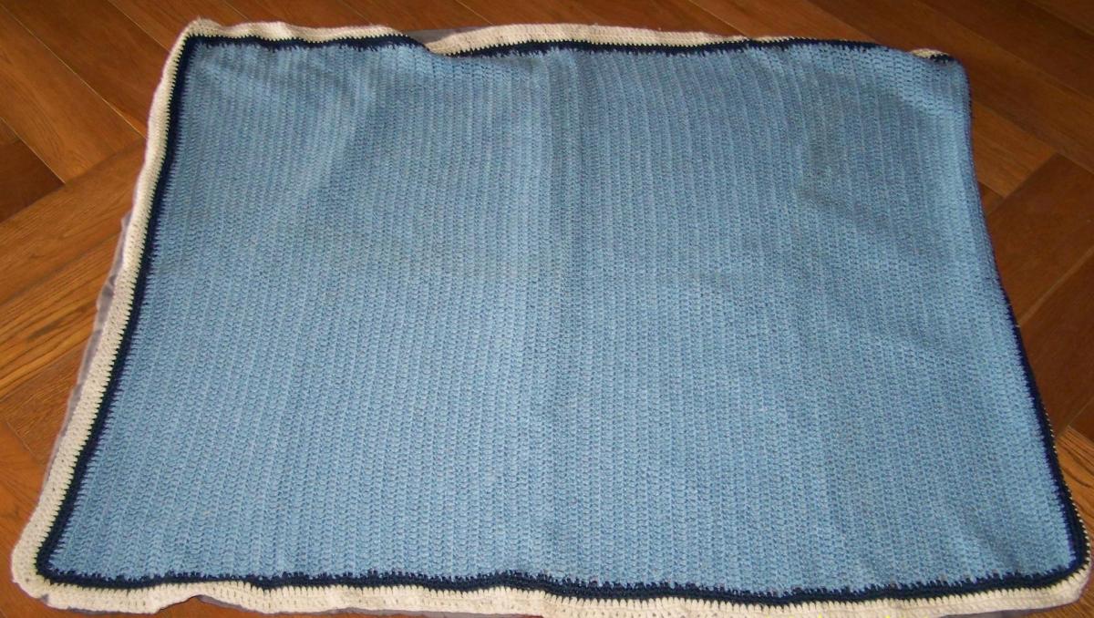 Couvertures tricotees pour naissances mes 4 fils 9