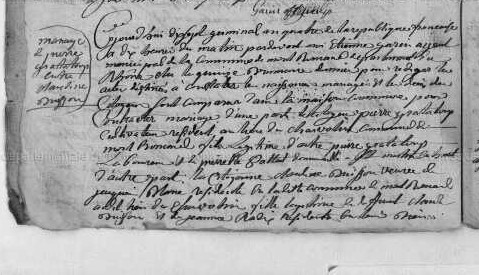 Grataloup pierre et buisson claudine mariage 6 avril 1796 montromand rhone 1ere partie pg